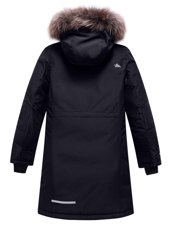 Winter Valianly teenage parka for girls in black 9242Ch